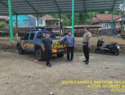 Antisipasi gangguan kamtibmas, Polsek Tanjungmedar Polres Sumedang giatkan KRYD siang hari