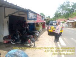 Polsek Tanjungmedar Polres Sumedang Polda Jabar melaksanakan kegiatan rutin yang ditingkatkan (KRYD) siang hari