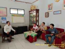 Bhabinkamtibmas Polsek Tanjungmedar Polres Sumedang, Bripka Agus Sukmana laksanakan sambang kamtibmas