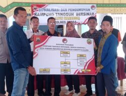 Tekan Peredaran Narkoba, Polres Blora Bentuk Kampung Tangguh Bersinar
