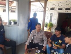 Perbanyak Silaturahmi Bhabinkamtibmas Desa Tolengas Kecamatan Tomo Sampaikan Pesan Kamtibmas kepada Warga Binaan.