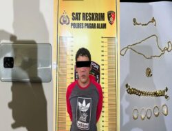 Polres Pagar Alam Berhasil Menangkap Pelaku Pencurian Pembobol Rumah