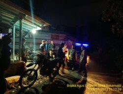 Patroli Blue Light Gabungan TNI-POLRI/POL PP ke titik kerawanan kerumunan maupun titik kerawanan kriminalitas di wilayah hukum Polsek Tanjungmedar 