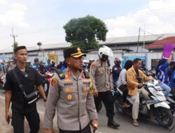 Polres Majalengka Terus Kawal Aksi Unjuk Rasa Elemen Buruh untuk Menjaga Kondusifitas