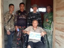 PLN Kota Banjar melaui Grib Jaya DPC Kota Banjar Berikan Bantuan Kursi Roda