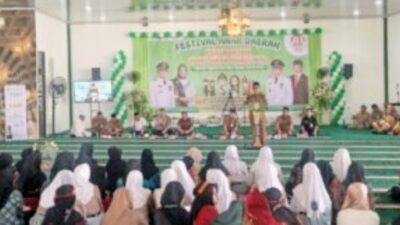 Bupati Tanbu Buka Festival Anak Daerah Perigatan Hari Anak Nasional 2023.