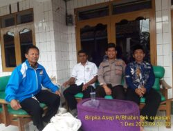 Polsek sukasari Jumat Curhat dalam rangka Program Quick Wins Presisi di wilayah Desa Banyuresmi 