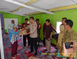 Kapolsek Tanjungmedar Polres Sumedang Iptu Hajid Abdulah, SH mengikuti Kegiatan Pasang Sangkur Tingkat Kecamatan Tanjungmedar di desa Tanjungwangi