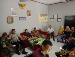 Untuk menjaga Sinergitas TNI/POLRI Kapolsek Tanjungmedar IPTU HAJID ABDULAH, SH Polres Sumedang laksanakan sambang/silaturahmi kamtibmas di desa Sukamukti