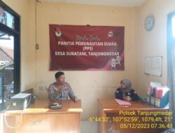 Kapolsek Tanjungmedar IPTU HAJID ABDULAH, SH Sambang/Silaturahmi ke Sekertariat PPS Desa Sukatani Kecamatan Tanjungmedar