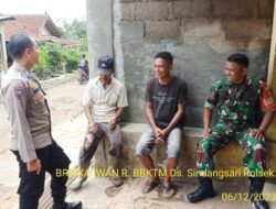 Silaturahmi sinergitas TNI -POLRI gjna mewujudkan situasi kondusip,di wilayah hukum hukum polres sumedang polsek sukasari 