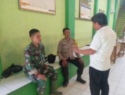 Bhabinkamtibmas Desa Darmawangi Kecamatan Tomo Silaturahmi Kamtibmas Kepada Warga Binaan