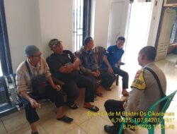Kapolsek Tanjungmedar Polres Sumedang melaksanakan Kegiatan Jumat Curhat