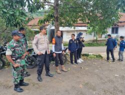 Kapolsek Tanjungmedar Iptu Hajid Abdulah, SH monitoring Giat Roadshow untuk Pemilu Tahun 2024 Untuk Dapil 2 Kab. Sumedang yang diadakan oleh KPUD Kab. Sumedang