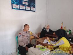 Polsek Tanjungmedar Polres Sumedang, Bripka Ade Mulyana Bhabinkamtibmas Desa Cikaramas laksanakan sambang kamtibmas