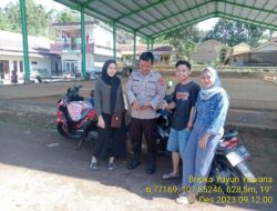 Tingkatkan keamanan, Polsek Tanjungmedar Polres Sumedang giatkan Patroli Jalan Kaki