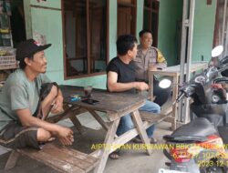 Bhabinkamtibmas Polsek Tanjungmedar Polres Sumedang laksanakan sambang/silatrahmi Kamtibmas 