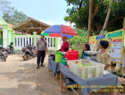Bhabinkamtibmas Desa Sukamukti Polsek Tanjungmedar Polres Sumedang Polda Jabar laksanakan sambang/silatrahmi kamtibmas