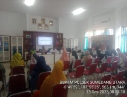 Monitoring Kegiatan Lokakarya Mini Triwulanan rutin se wilayah UPTD Puskesmas Rawat Inap Situ Kec. Sumedang Utara 