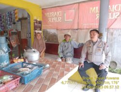 Aiptu Aceng, SH Bersama Bripka Yuyun Yuwana melaksanakan sambang/silatrahmi kamtibmas