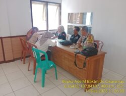 Bhabinkamtibmas Desa Cikaramas Bripka Ade Mulyana Sambang/Silaturahmi ke Kantor PPS Desa Cikaramas
