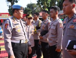 Guna Pelayanan Lebih Optimal Propam Polri Gelar Gaktibplin Di Polres Purwakarta