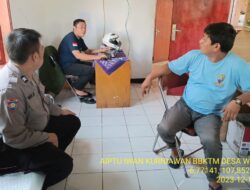 Aiptu Iwan Kurniawan bersama Bripka Dani Santika laksanakan sambang/silatrahmi Kamtibmas 