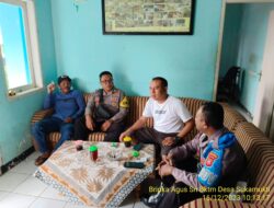 Bhabinkamtibmas Desa Tanjungwangi Polsek Tanjungmedar Polres Sumedang Polda Jabar laksanakan sambang/silatrahmi kamtibmas