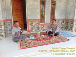 Aiptu Aceng, SH Bersama Bripka Yuyun Yuwana melaksanakan sambang/silatrahmi kamtibmas