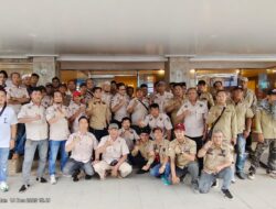 100.Orang Anggota. Forum Cakra Sriwijaya Sumsel Berikan Pengamanan, Kepada H. Zainal Arifin Hulap. Sip, di Konferdalub