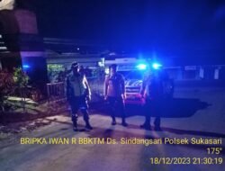 Jaga Situasi Kamtibmas Jelang Pemilu, Forkopimcam Sukasari Rutin Laksanakan Patroli Gabungan Sinergitas TNI, Polri Polsek Sukasari 