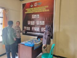 Aiptu Dasep Nasrudin dan Aipda Vera Kusnandar Sambang/Silaturahmi ke Sekertariat PPS Desa Tanjungmedar