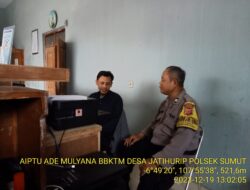 Sambang dan Silaturahmi Kamtibmas oleh Aiptu Ade Mulyana. Kepada Warga Binaan Desa Jatihurip Kecamatan Sumedang Utara Kabupaten Sumedang