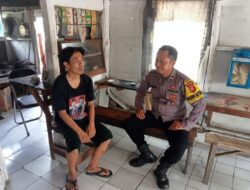 Bhabinkamtibmas Polsek Tomo Aipda Iman W. Aktif Sambangi Warga Binaan