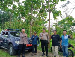 Samapta Polsek Tomo Polres Sumedang Laksanakan Patroli Gabungan Antisipasi Gangguan Kamtibmas.