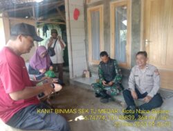 Tingkatkan Sinergitas TNI/POLRI Bhabinkamtibmas Polsek Tanjungmedar  bersama Babinsa laksanakan sambang ke warga masyarakat