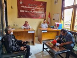 Aiptu Dasep Nasrudin dan Aipda Vera Kusnandar Sambang/Silaturahmi ke Sekertariat PPS Desa Sukatani Kecamatan Tanjungmedar