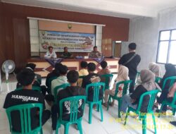 Kapolsek Tanjungmedar Iptu Hajid Abdulah, SH Hadiri Binluh Bahaya Penyalahgunaan Narkoba di Desa Tanjungmedar