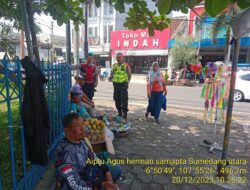 Kegiatan Patroli Siang Hari Dalam Rangka Antisipasi C3, Dan Gangguan Kamtibmas Lainnya Di Wilayah Hukum Polsek Sumedang Utara