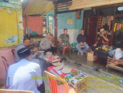 Silaturahmi Bhabinkamtibmas bersama Bhabinsa Desa Mulyasari Kecamatan Sumedang Utara.