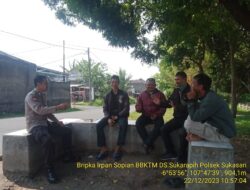 Bhabinkamtibmas Desa Sukarapih Melaksanakan Giat Sambang Dan Silaturahmi Kepada Warga masyarakat