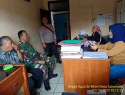 Bhabinkamtibmas Desa Sukamukti Polsek Tanjungmedar  laksanakan sambang/silatrahmi kamtibmas