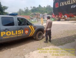 Untuk mencegah terjadinya gangguan kamtibmas, Polsek Tanjungmedar Polres Sumedang melaksanakan KRYD siang hari