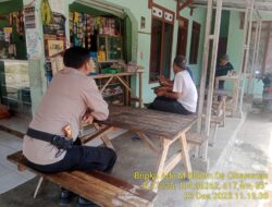 Aiptu Aceng SH Bersama Bripka Ade Mulyana melaksanakan sambang/silatrahmi kamtibmas