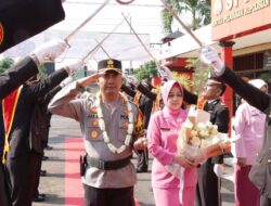 Tradisi Wellcome And Farewell Parade Serah Terima Jabatan Kapolres Blora
