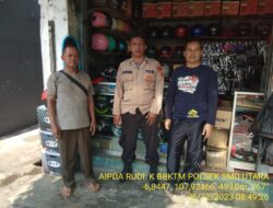 Bhabinkamtibmas Melaksanakan Sambang dan Silaturahmi Kamtibmas Kepada Masyarakat Desa Sirnamulya 