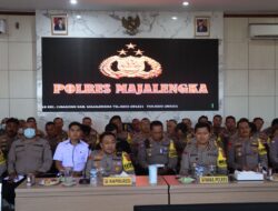 Polres Majalengka Ikut Hadir dalam Pembukaan Was Ops Lilin 2023 Secara Virtual