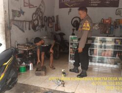 Bhabinkamtibmas Polsek Tanjungmedar Polres Sumedang laksanakan sambang/silatrahmi Kamtibmas 