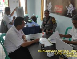 Aiptu iwan kurniawan bersama Bripka Dani Santika laksanakan sambang/silatrahmi Kamtibmas 