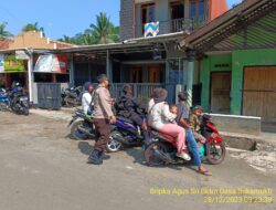 Untuk mencegah terjadinya C3 (Curas,Curat, dan Curanmor) Polsek Tanjungmedar Polres Sumedang Polda Jabar melaksanakan KRYD siang hari
